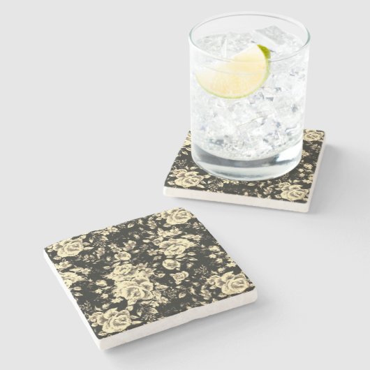 Abstracte  glans van de glans stenen onderzetter (Zijkant)