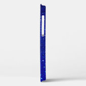 Abstracte glanzend blauwe achtergrond Case-Mate iPhone case (Achterkant / Links)