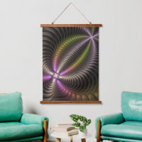 Abstracte glanzende Trippy Kleurrijke 3D Fractal A
