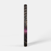 Abstracte glanzende Trippy Kleurrijke 3D Fractal A Samsung Galaxy Hoesje (Rechterkant)