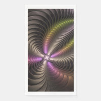 Abstracte glanzende Trippy Kleurrijke 3D Fractal A