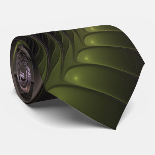 Abstracte glanzende Trippy Kleurrijke 3D Fractal A Stropdas