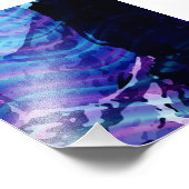 Abstracte glimlach foto afdruk (Hoek)