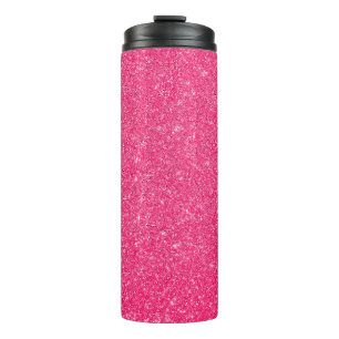 Abstracte glitter lichtachtergrond. de-focusedback thermosbeker