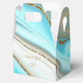 Abstracte Glitter Strata Wedding Bedankt V2 Tl ID9 Bedankdoosjes (Geopend)