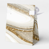 Abstracte Glitter Strata Wedding Dank u Iv ID903 Bedankdoosjes (Achterkant)