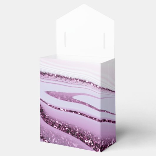 Abstracte Glitter Strata Wedding Dank u Lc ID903 Bedankdoosjes (Geopend)