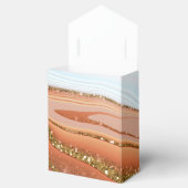 Abstracte Glitter Strata Wedding Dank u SW ID903 Bedankdoosjes (Geopend)