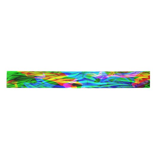 Abstracte gloeiende regenboog lint (Voorkant)