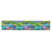 Abstracte gloeiende regenboog medium tafelloper (Horizontaal)