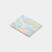 Abstracte gloeiende regenboog post-it® notes (Schuin)
