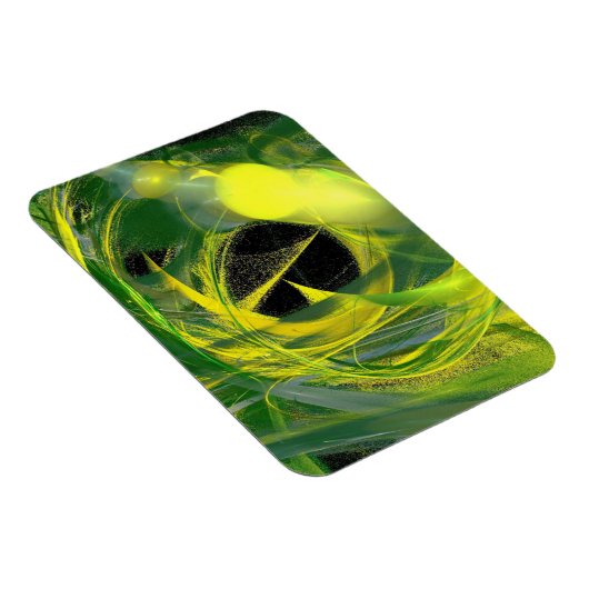 Abstracte gloeiworm magneet (Rechterzijde)