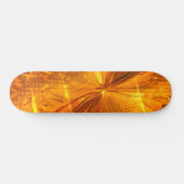 Abstracte Gold Combs Skateboard (Horizontaal)