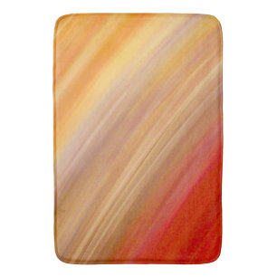 Abstracte Gold- en Red Streaks Badmat