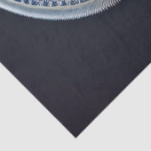 Abstracte Gold Peacock Feather Illustration Large Tissuepapier (Detail)