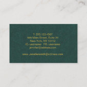 Abstracte golden gradiënttextuur. tekst. visitekaartje (Achterkant)