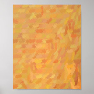 Abstracte Golden Hawaiian Tapestry Poster