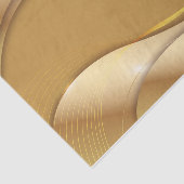 Abstracte Golden Shades en Waves Tissuepapier (Detail)