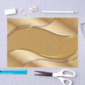 Abstracte Golden Shades en Waves Tissuepapier (Craft)