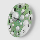 ABSTRACTE GOLF BALLS GROTE KLOK (Hoek)
