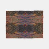 Abstracte golf caleidoscoop deken (Voorkant (Horizontaal))