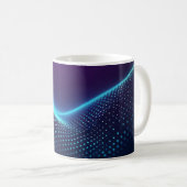 Abstracte golf koffiemok (Voorkant rechts)
