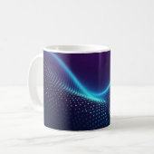 Abstracte golf koffiemok (Voorkant links)