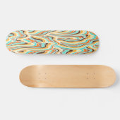 Abstracte golf skateboard (Horizontaal)