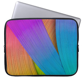Abstracte golfachtergrond. 3D illustratie.3d, 3d i Laptop Sleeve