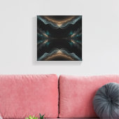 Abstracte golfenergie canvas kunst (Insitu (Woonkamer))