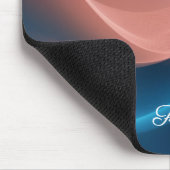 Abstracte-golfgradiënt-mousepad Muismat (Hoek)