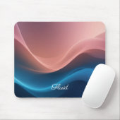Abstracte-golfgradiënt-mousepad Muismat (Met muis)