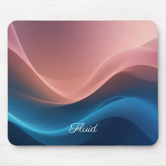 Abstracte-golfgradiënt-mousepad Muismat (Voorkant)