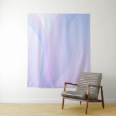 Abstracte golflengte Roze Blauw Wandkleed (In situ)