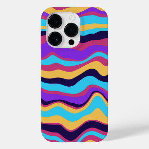 Abstracte golven Case-Mate iPhone 14 pro hoesje