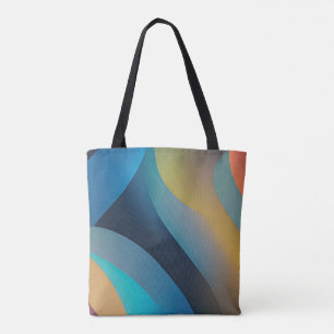Abstracte golven en wervelingen 29 draagtas