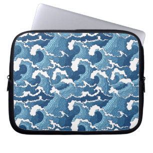 Abstracte golven laptop sleeve