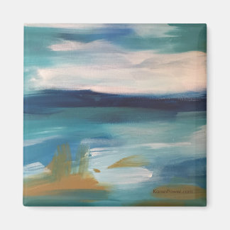 Abstracte golven - magneet