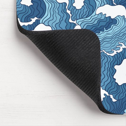 Abstracte golven muismat (Hoek)