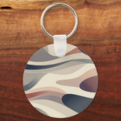 Abstracte golven sleutelhanger (Voorkant)