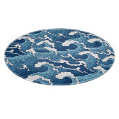 Abstracte golven snijplank (Hoek)