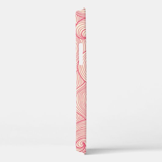 Abstracte golvende streken, patroon. Case-Mate iPhone case (Achterkant / Rechts)