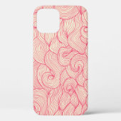 Abstracte golvende streken, patroon. Case-Mate iPhone case (Achterkant)
