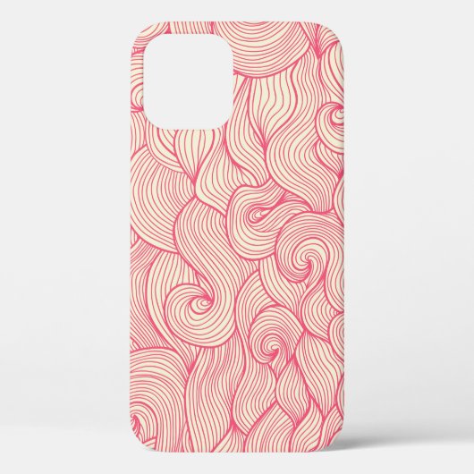 Abstracte golvende streken,  patroon. Case-Mate iPhone case (Achterkant)