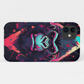 Abstracte gorilla met felle kleuren Case-Mate iPhone case (Achterkant (horizontaal))