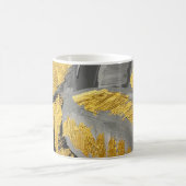 Abstracte goudachtergrond luxe grung koffiemok (Center)