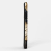 Abstracte goudbloemen en bladeren Case-Mate iPhone case (Achterkant/rechts)