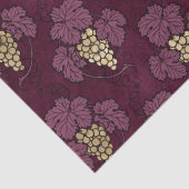 Abstracte gouddruiven en -bladeren op ontkoppeling tissuepapier (Detail)