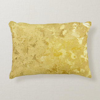 Abstracte gouden grunge textuur achtergrond accent kussen