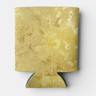 Abstracte gouden grunge textuur achtergrond blikjeskoeler